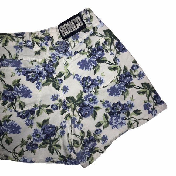 Rare Bongo Vintage High Rise Floral Mom Shorts 14 - Picture 7 of 9